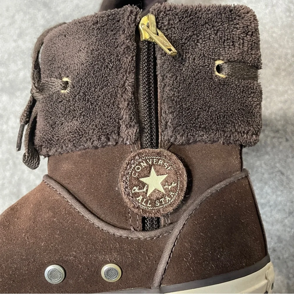 Converse Kids Brown Chuck Taylor‎ Boots Unisex Kids Size 12.5